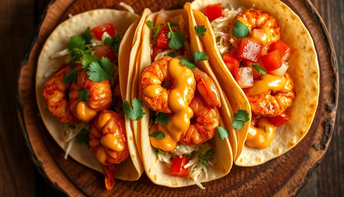 bang bang shrimp tacos