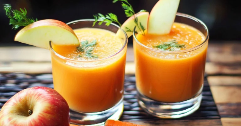 carrot and apple juice