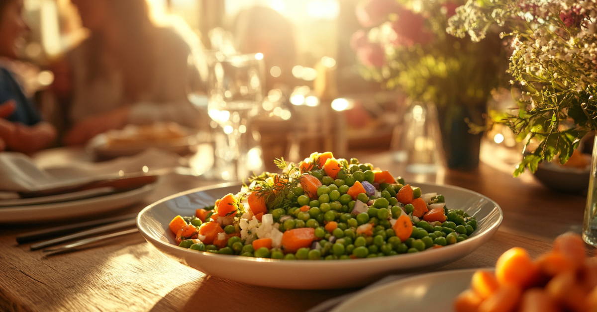 peas and carrots