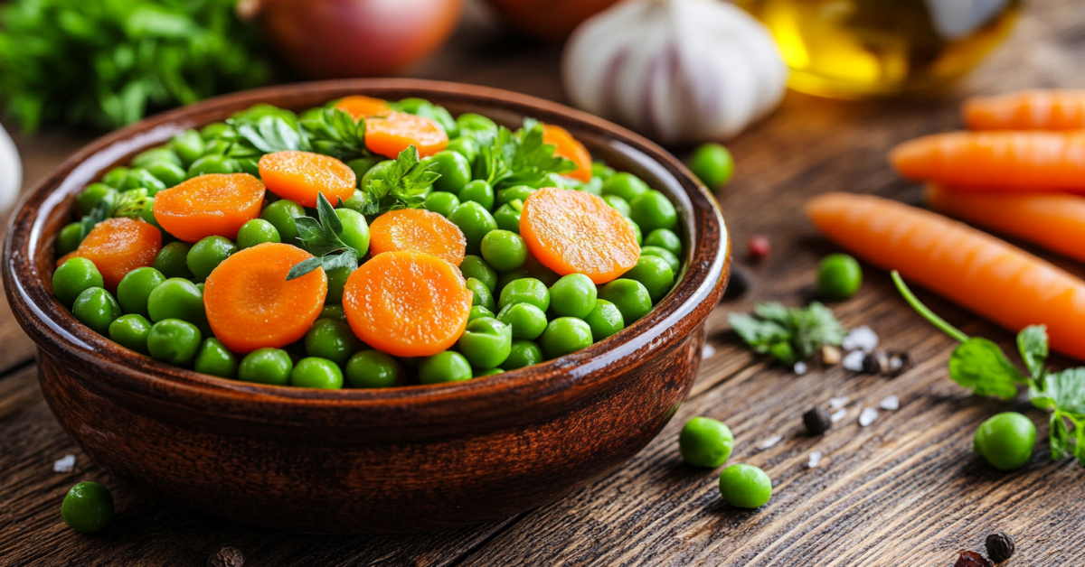 peas and carrot recipe