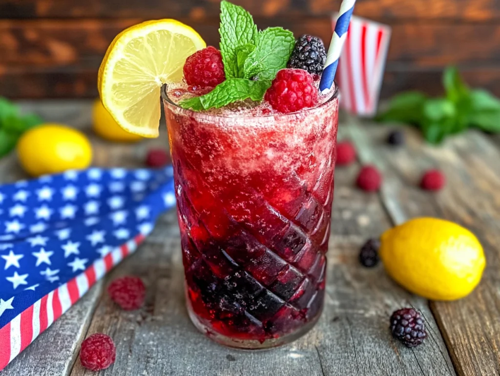 Sparkling Berry Lemonade Fizz