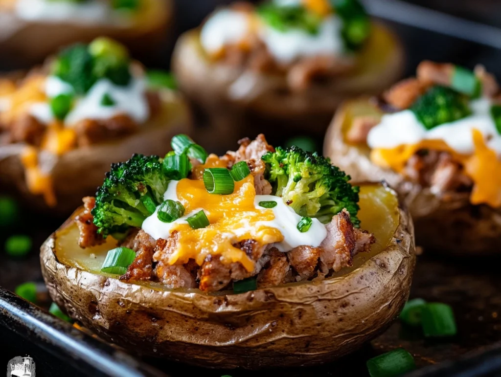 Recipe 4: Deli Meat Stuffed Baked Potatoes