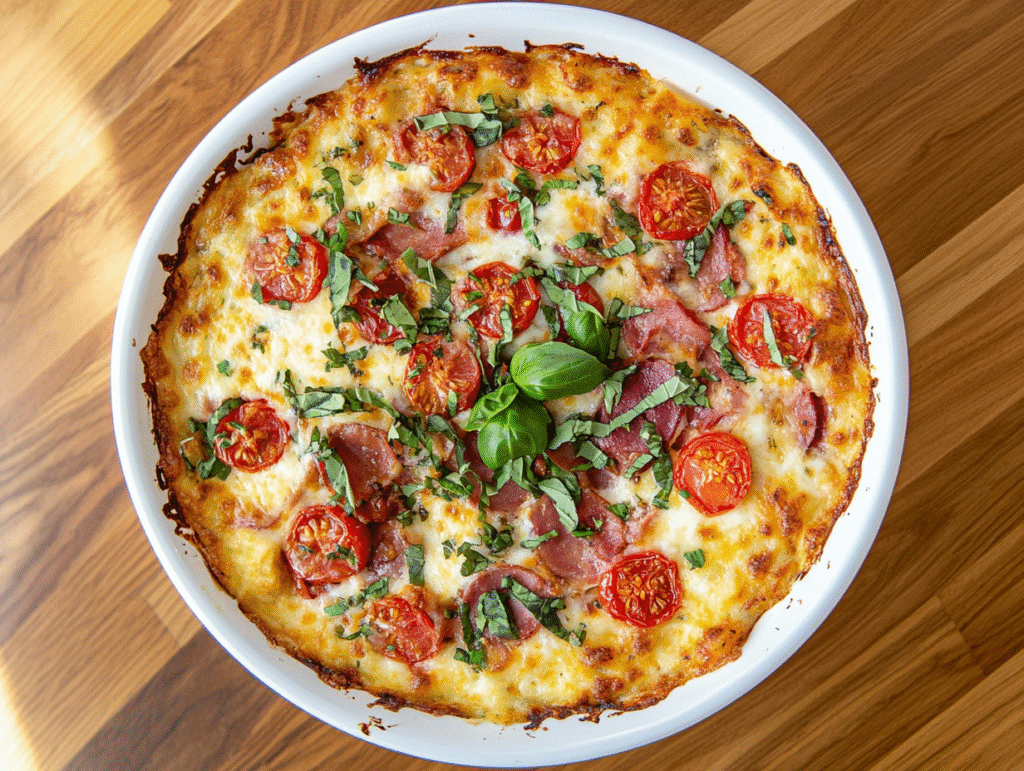 Recipe 1: Mediterranean Deli Meat Breakfast Casserole