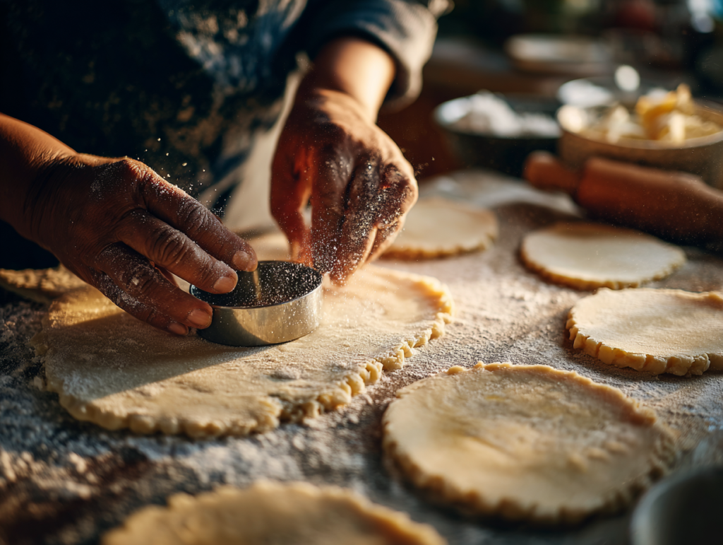 Step 2: Cut Circles for the Pies