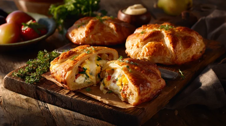 croissant breakfast pie