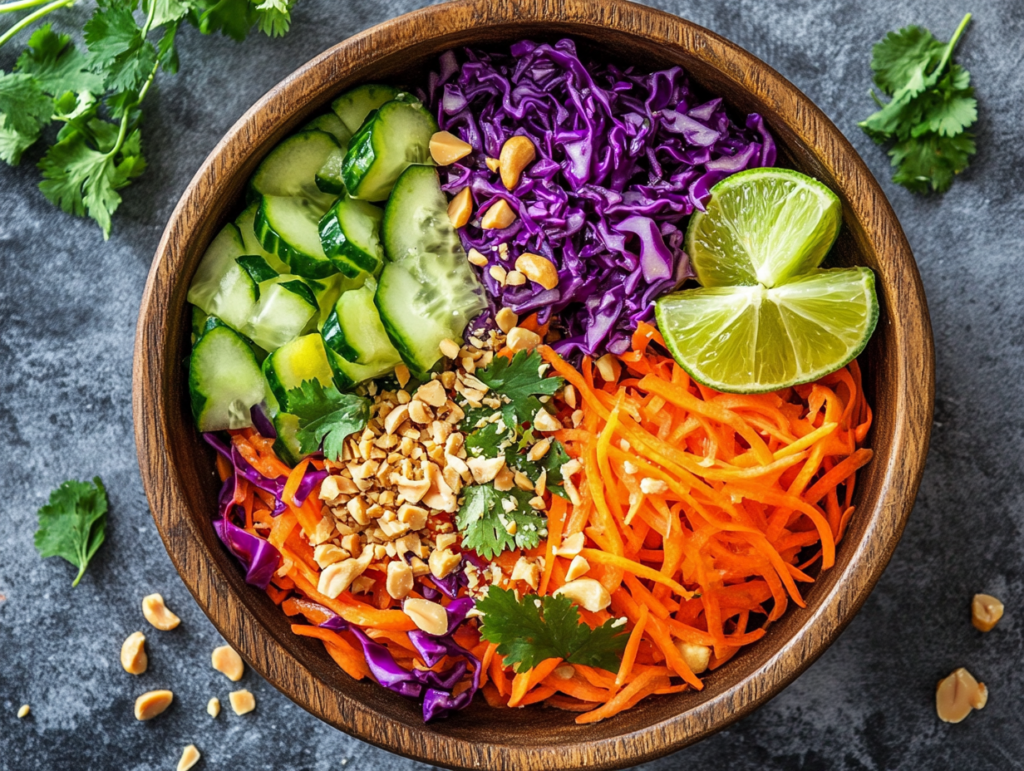 Recipe 3: Thai-Inspired Cucumber Peanut Salad 