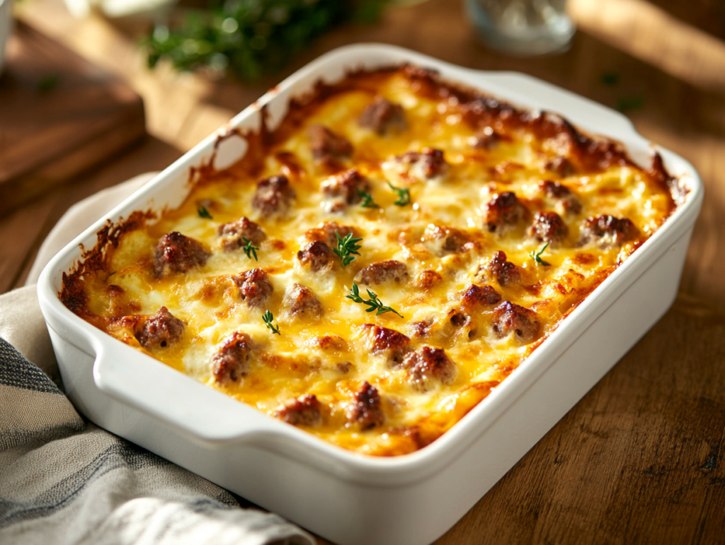 Classic Sausage and Egg Breakfast Casserole