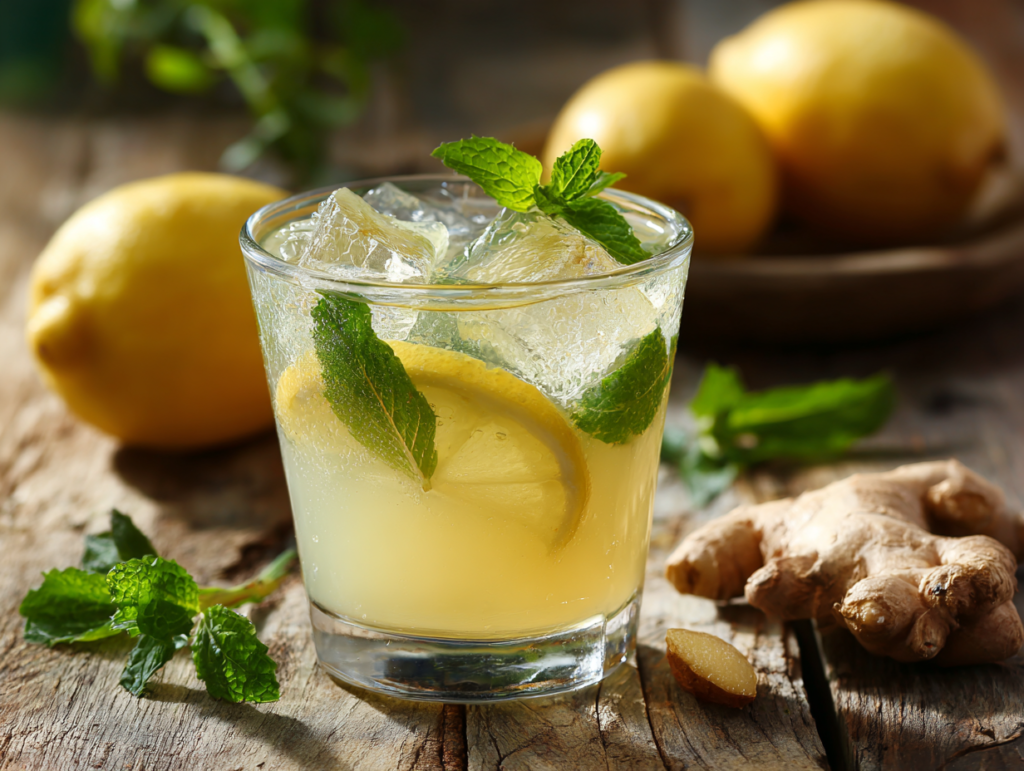 Recipe 1: Classic Ginger Lemon Mocktail