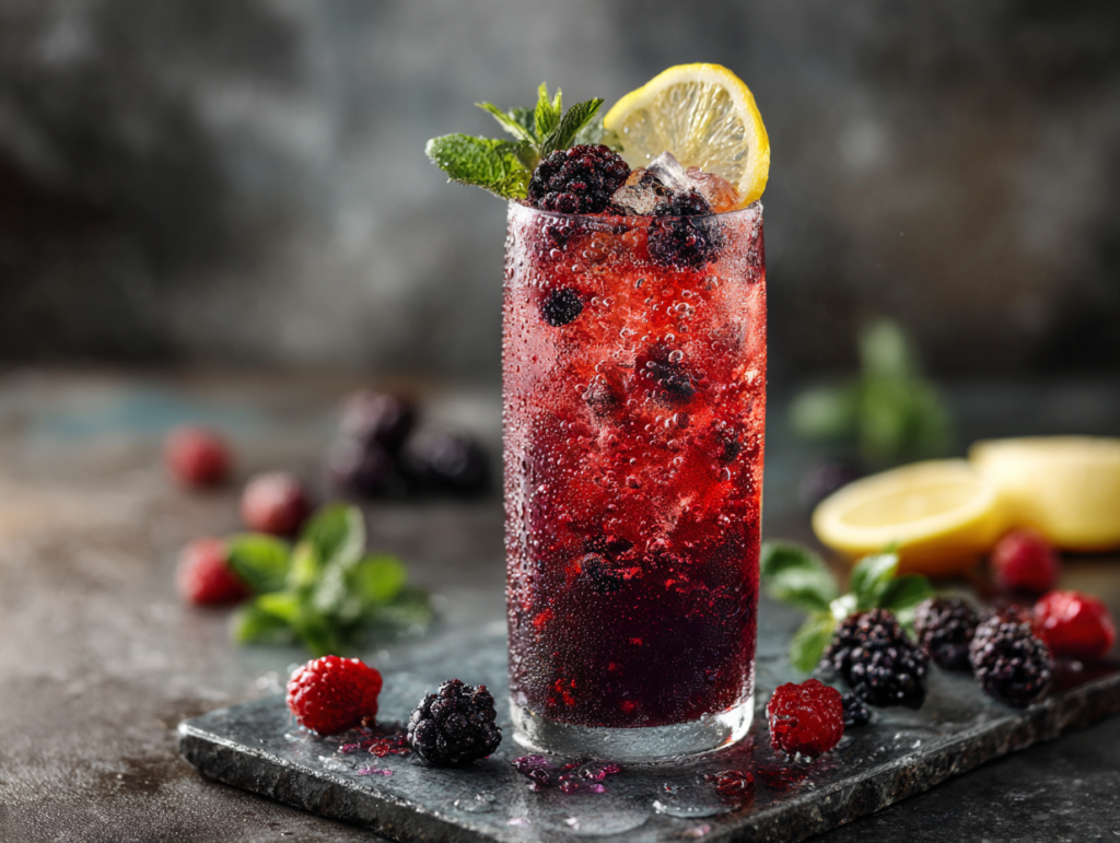 Recipe 3: Berry Ginger Sparkler