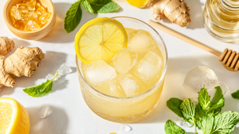 ginger sour mocktail