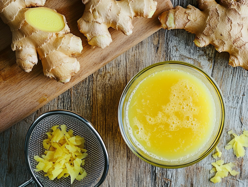 Step 1: Prepare the Ginger Juice