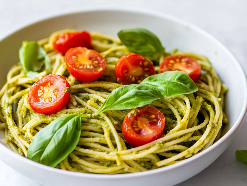Recipe 2: Creamy Avocado Pesto Pasta 