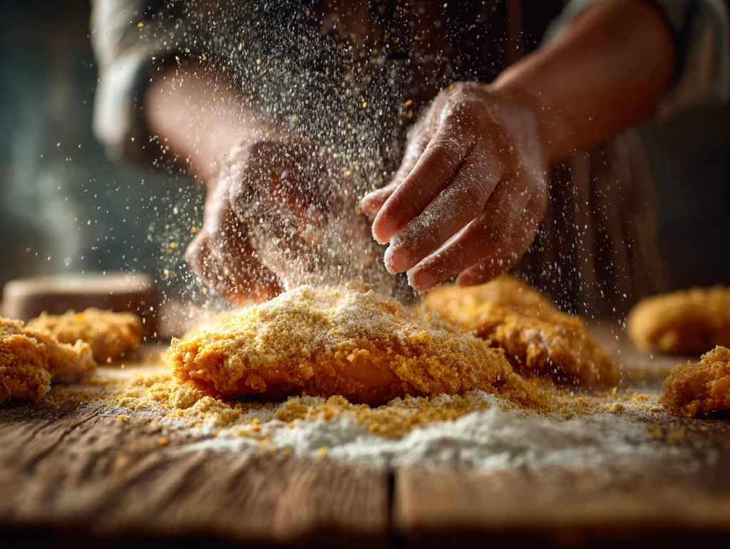 Combine Cornstarch and Flour for Extra Crispiness