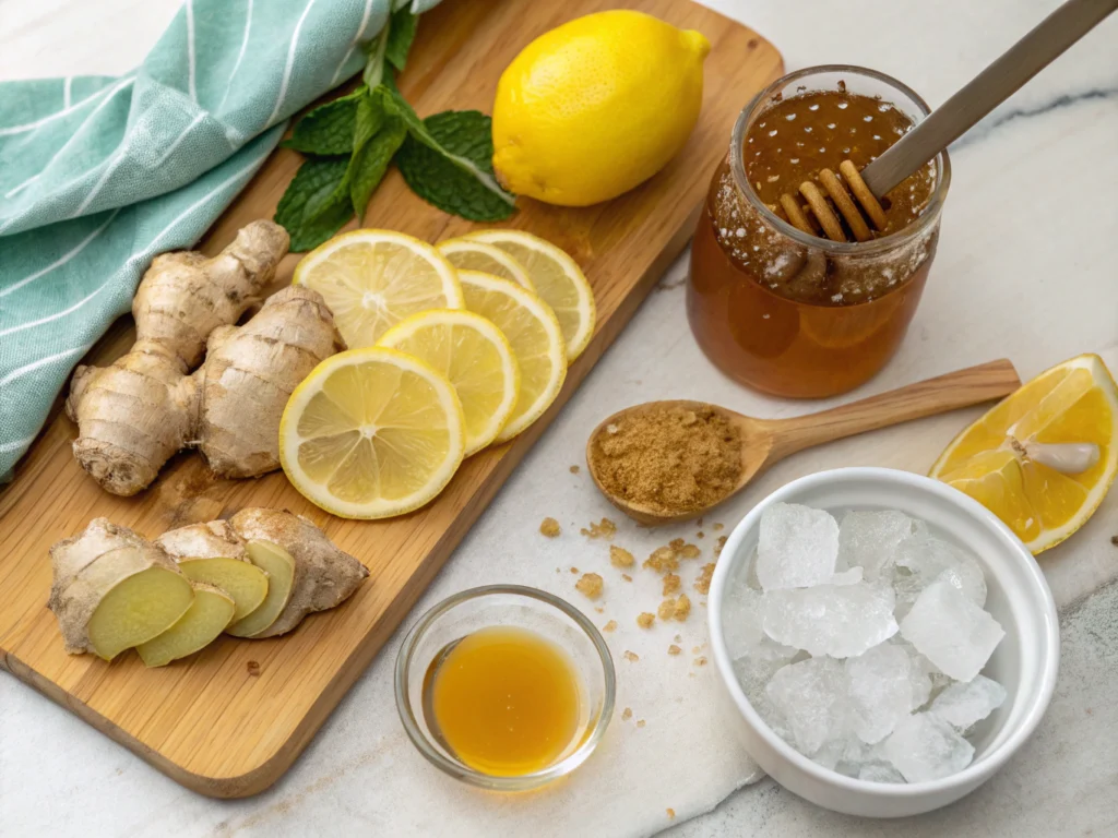 ginger sour mocktailingr