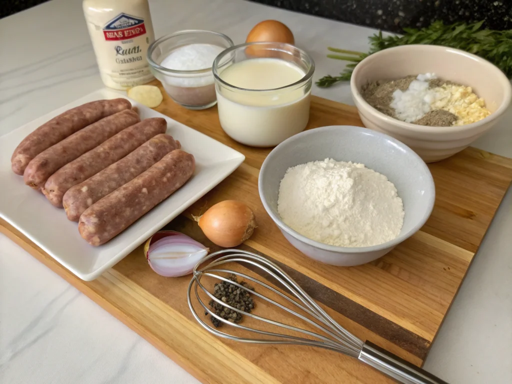 how to make sausage gravy ingredient