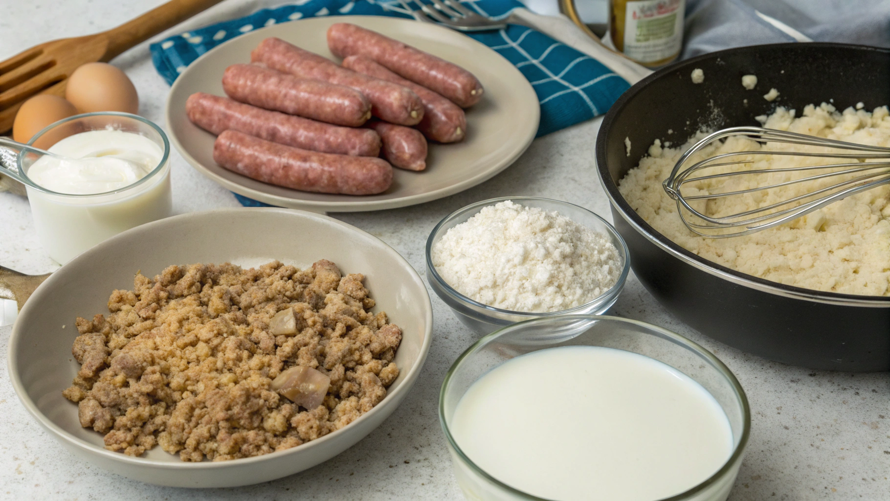 how to make sausage gravy